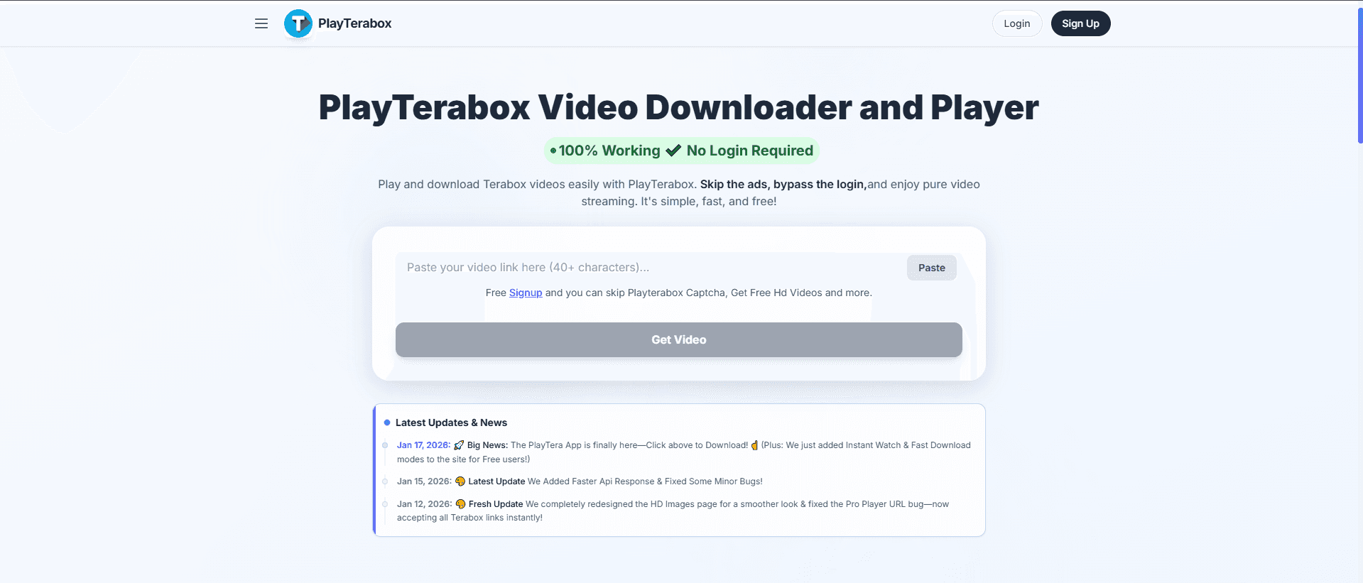 PlayTera Template Preview